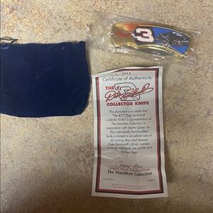 Dale Earnhardt collector knife